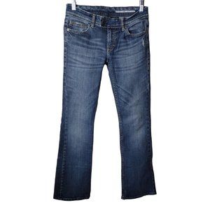 Buffalo David Bitton Womens 27 Glory X Blue Denim Straight Leg Jeans